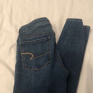 American Eagle super hi-rise jegging